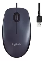 2x Mouse Usb Preto M90 Logitech 1000dpi Garantia 1 Ano Nfe 