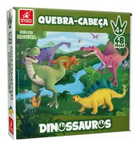 Puzzle Dinossauro Gigante 48 Pçs 8498 Brincadeira De Criança