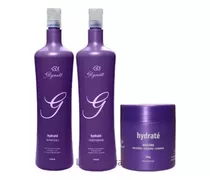 Glynett Kit Hidratação Hydraté Shampoo + Máscara + Condicion