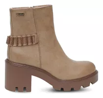 Botas Botinetas Lady Stork Rebeca Cierre Taco 8cm Urbanas