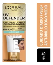 Crema Uv Defender L'oréal Dermo Expertise Color Medio