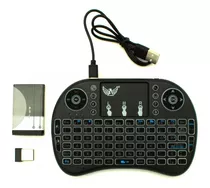 Mini Teclado Iluminado Controle Sem Fio P Smart Tv Box Nfe