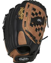 Guante Rawlings Para Softball / Baseball 14 Color Cafe/negro