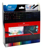 Lápices De Color Fabercastell Súpersoft 100 Colores Arte