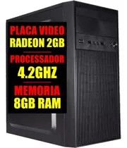 Pc Gamer Computador Barato Cpu A10 4.2ghz / Placa Radeon 2gb