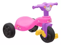 Triciclo Infantil Velotrol Velocípede Motoca Menina Menino Cor Rosa