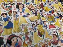 Blanca Nieves Disney Stickers 50 Diferentes De Pvc Vs Agua