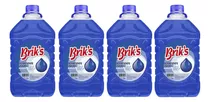 Pack 4 Detergentes Briks Azul 5 Litros