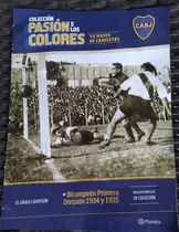 Fasciculo Boca Juniors Pasion Xlos Colores Bicampeon 1934-35