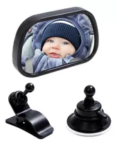 Espejo Retrovisor De Auto Para Bebé Con Ventosa Y Pinza     