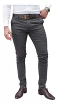 Pantalón Corte Chino De Gabardina