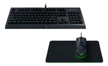 Kit Teclado Mouse Mouse Pad Razer Level Up V2 / Espanhol 