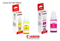 Tinta Canon Original G3100 G2100 Gl-190  Amarelo Magenta