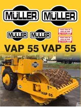 Adesivos Etiquetas Compatível Rolo Compactador Muller Vap 55