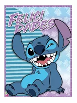 Afiche Feliz Cumple Stitch Cotillón