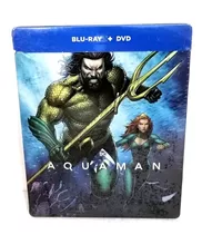 Aquaman Steelbook Blu-ray+dvd Original Nueva 