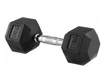 Mancuernas Hexagonales 27,5 Kg Pesas Por Unidad Gym Crossfit