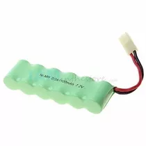 Bateria 2/3a 1100mah Ni-mh 7,2v Com 6 Celulas