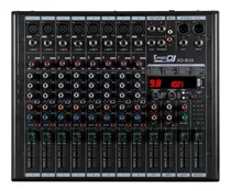 Consola Mezclador Pro Dj Ad8ux Bluetooth Mp3 Usb