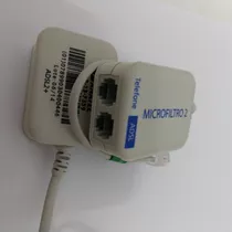 Micro Filtro Adsl Telefone Modem Internet  2 Saidas 10 Peças