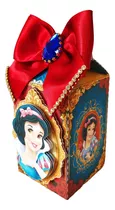 Caixinha Milk Branca De Neve 3d Personalizada 30 Unid