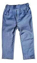 Pantalón Bebé Simil Jean Denim Elastizado 