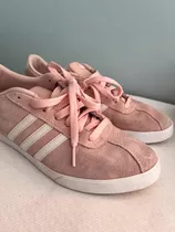 adidas Superstar Gamuza Rosa Pastel Impecable Casi Sin Uso