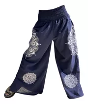 Palazzo Babucha Pantalon Lienzo Playa Mujer Hindu