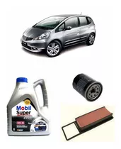 Service Honda Fit 1.4 + Aceite Mobil Filtro Aire Y F. Aceite