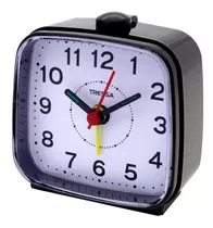 Reloj De Mesa   Analógico Tressa Dd951  Color Negro 
