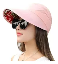 Sombrero Con Visera De Sol - Ajustable - Protección Uv