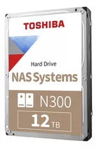 Disco Rigido Nas Interno Toshiba N300 12tb Hdwg21cxzsta 