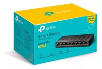 Switch Hub 8 Portas Tp-link Ls1008g Gigabit 10/100/1000 C/nf