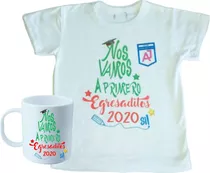 Remera Egresados Jardin + Taza Personalizada Egresaditos