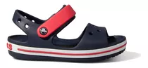 Sandalias Crocs Crocband Azul Rojo Niño