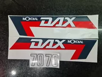 Mondial Dax Calcos Moto Gris O Blanca Excelente Envios