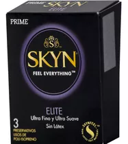 Preservativos Prime Skyn Elite Sin Latex Finos X 3 Un