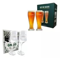 Set Copas Ginkgo X2 + Vasos Patagonia X2