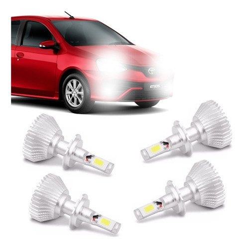 Kit L Mpada Led Etios Farol E Milha K Parcelamento