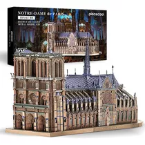 Quebra-cabeças De Metal 3d Catedral De Notre Dame, Modelo Di