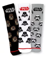 Calcetas Star Wars: Stormtrooper, Darth Vader, Cheewbacca