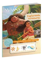 Moana - Explorando Aventura - Livro Infantil De Colorir Com Atividades 