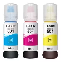 Tinta Epson 504 X3 Colores L4150 L4160 L6161 L6171 L6191