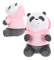 Oso Escandaloso Panda We Bare Bears Con Sudadera Rosa Miniso