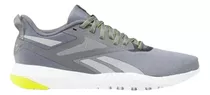 Zapatilla Deportiva Reebok Flexagon Force 4 Gris Con Verde 