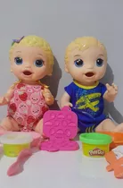 Baby Alive Lanchinho Divertido Gêmeos Loiro Super Snaks. 