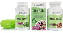 Tratamiento Naturalslim Kit Candiseptic Metabolismo Completo