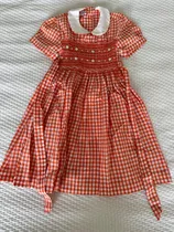 Vestido Punto Smock Nena Talle 4 Años