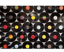 Kit Com 10 Discos De Vinil Para Decoração-artesanato