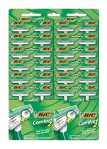 Aparelho De Barbear Bic Comfort 2 Verde Pele Sensível 24 Uni